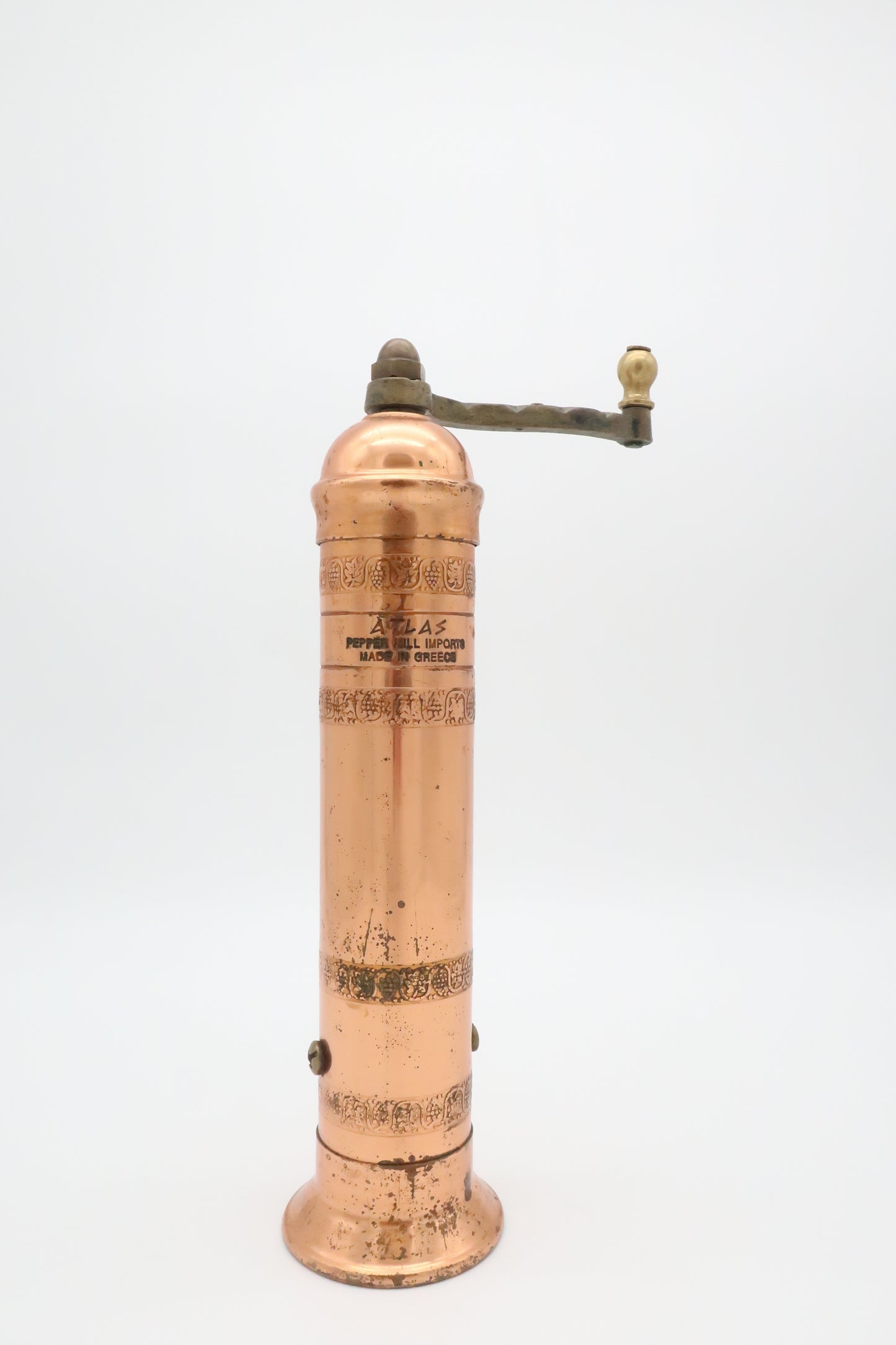 Atlas Copper Pepper Mill