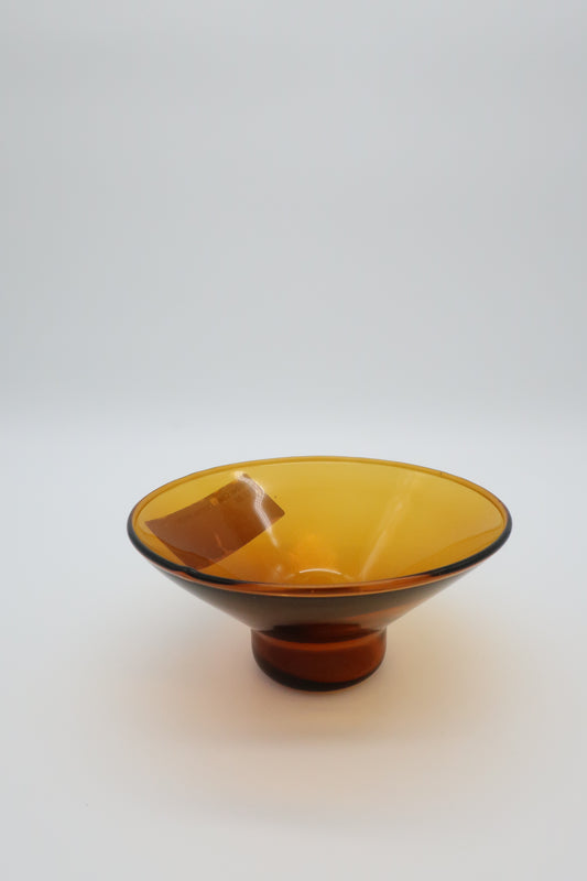 Amber Votive Candle Holder