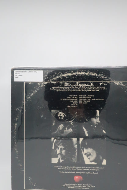 1970 The Beatles Let It Be Vinyl