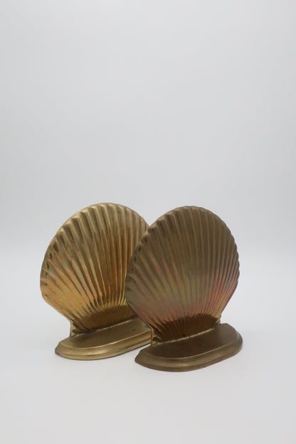 Brass Shell Bookends