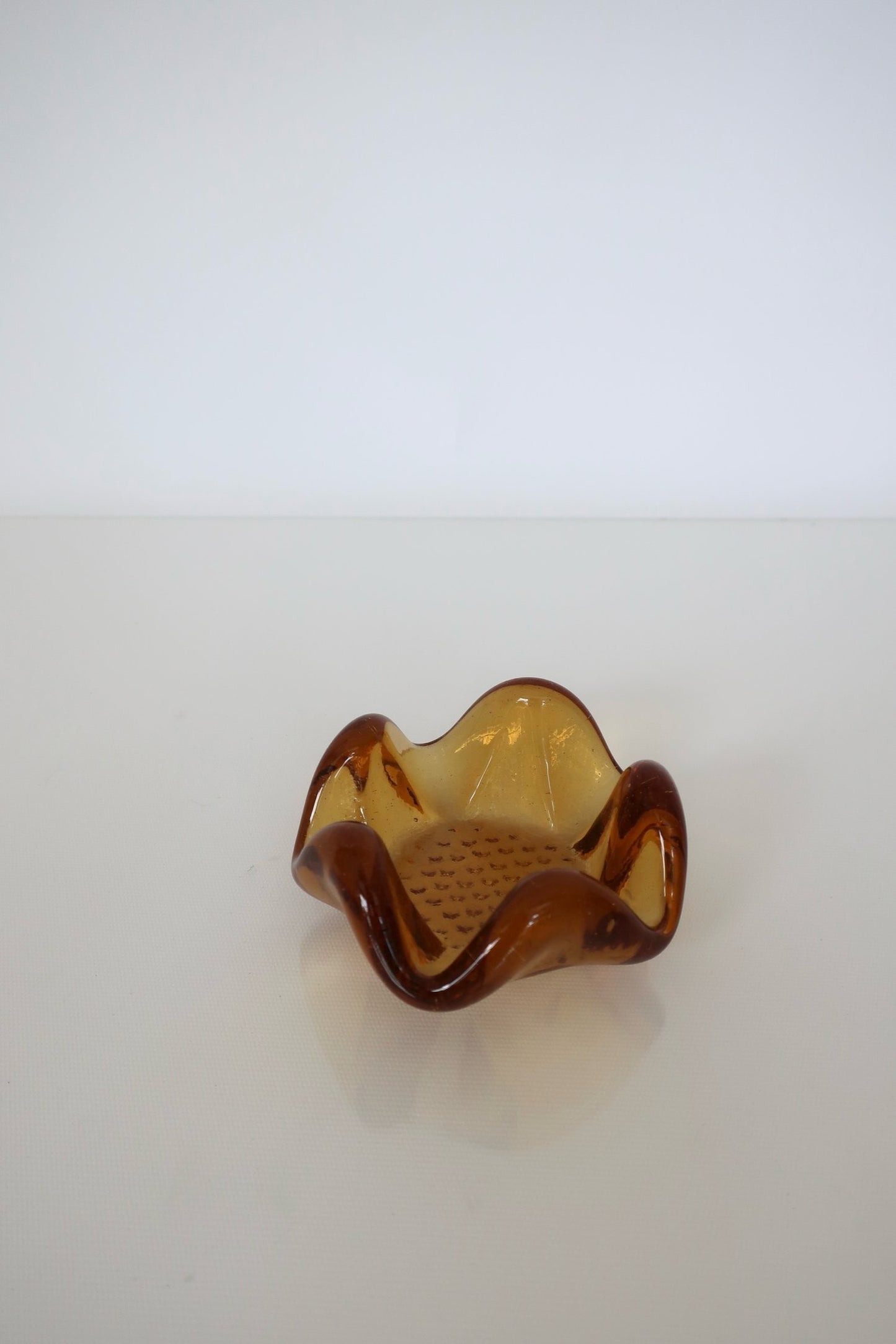 Italian Amber Ashtray