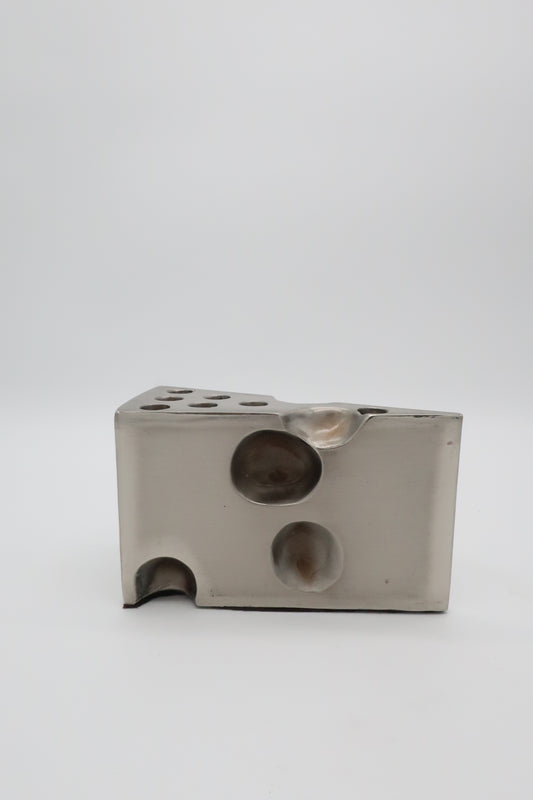Desktop Metal Swiss Cheese Pen Holder