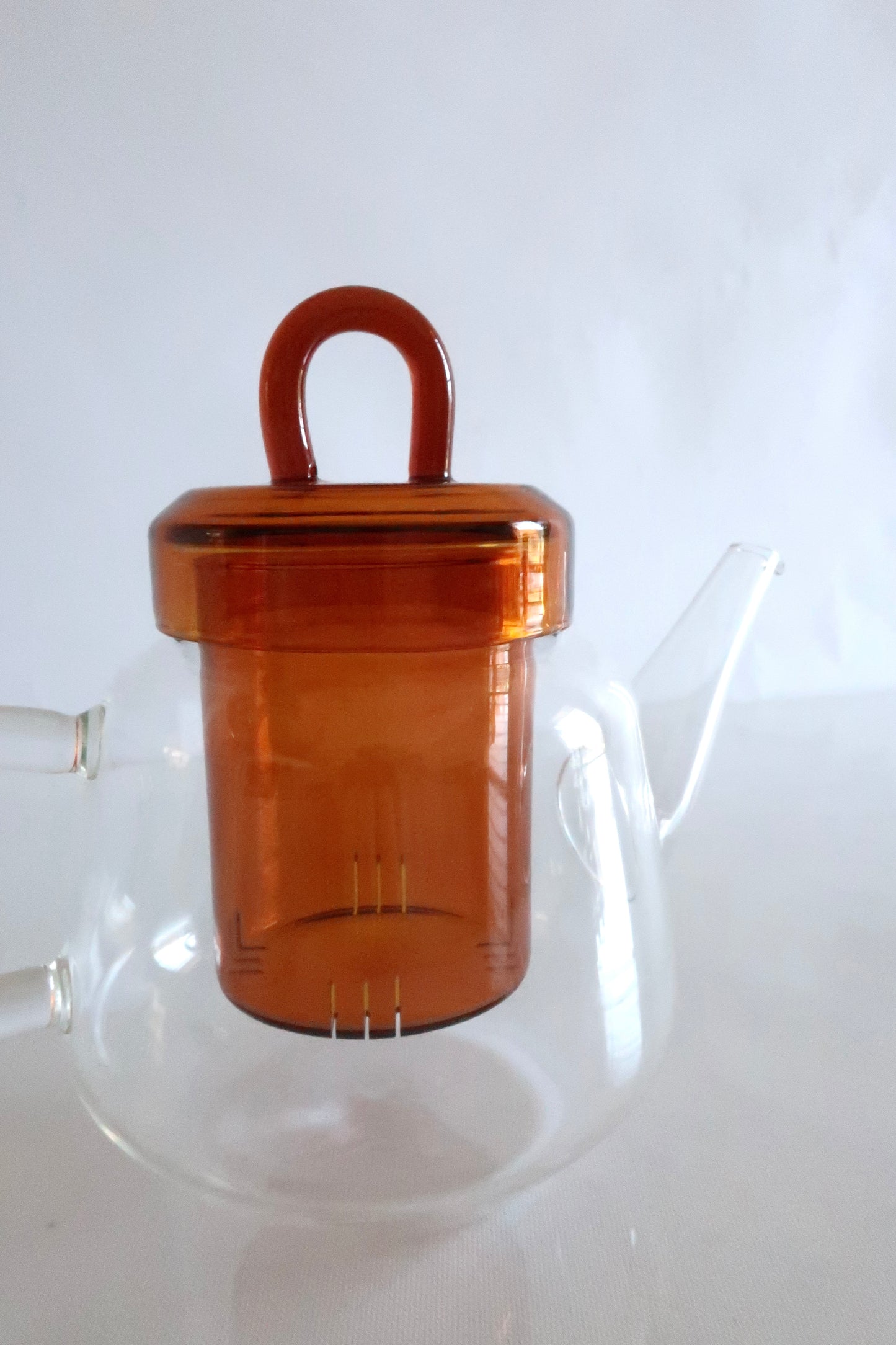 Amber & Clear Tea Pot