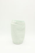 Sea Green Ceramic Pinch Vase