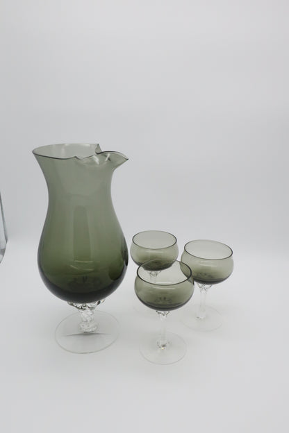 Sasaki Smoke Pitcher & Coupe Set