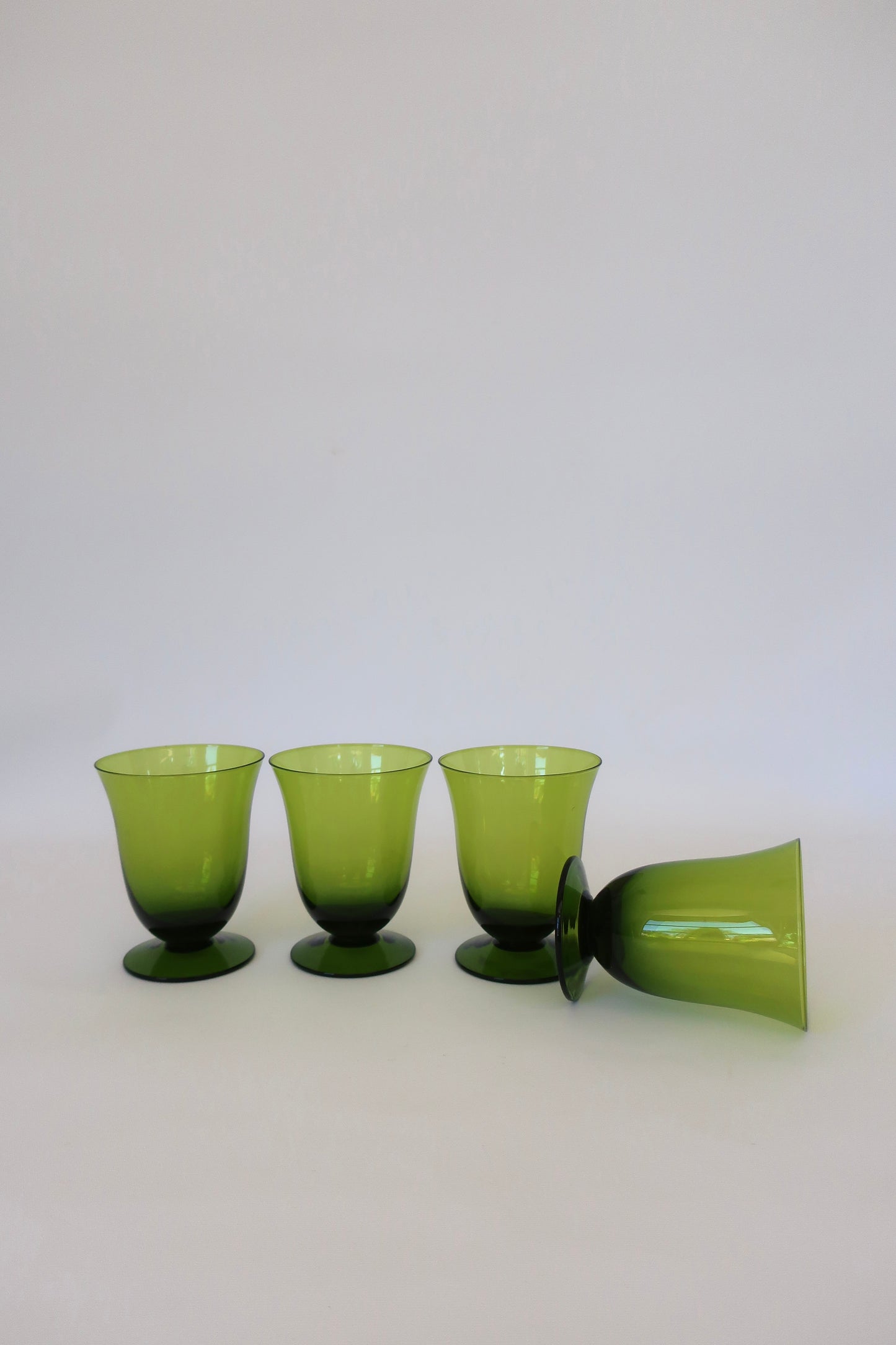 Green Lowball Tumblers