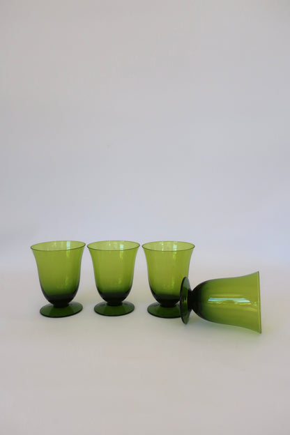 Green Lowball Tumblers