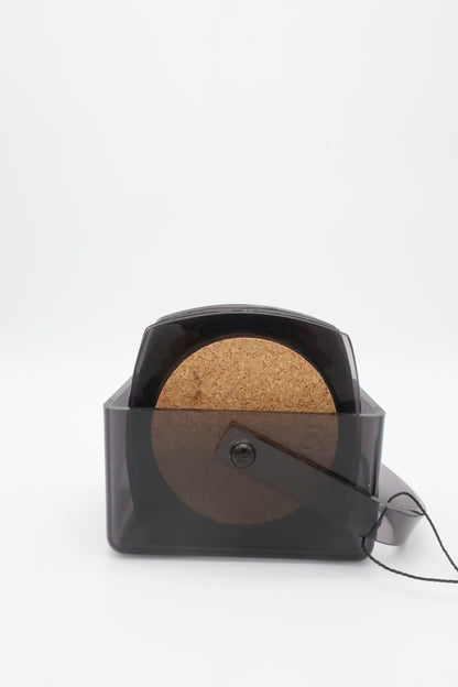 Smoke Lucite Coaster Set