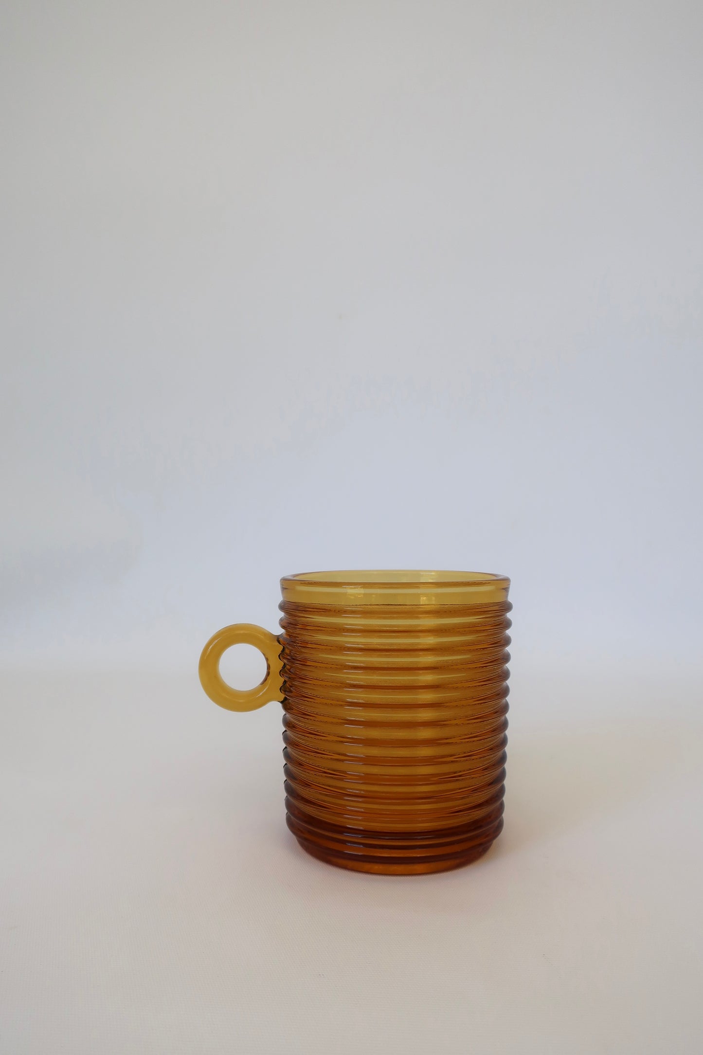 Amber Ribbed Mug