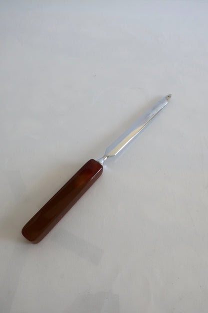 Lucite & Silver Letter Opener