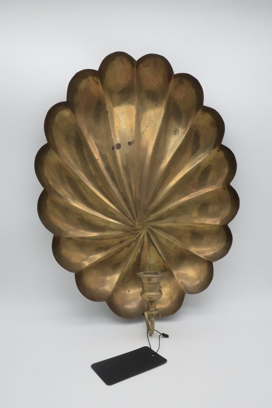 Brass Shell Wall Sconce