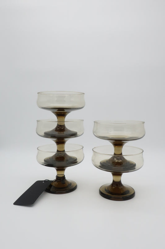Libbey Tawny Coupes