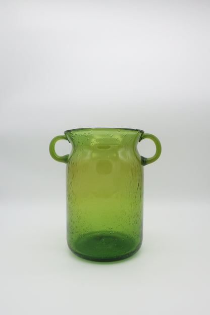Green Handled Vase