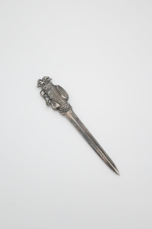 Silver Golf Bag Letter Opener