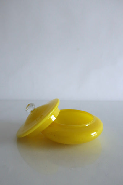 Novy Bor Yellow Lidded Catch-all