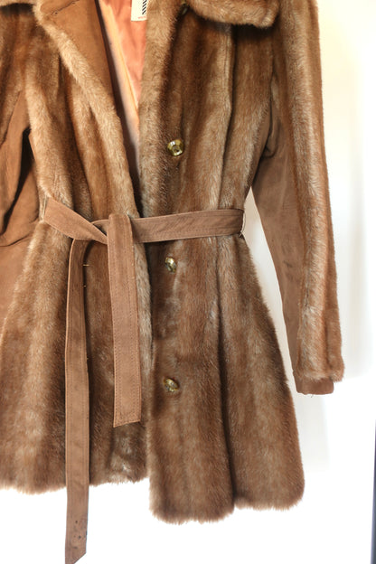 England Brown Fur Coat