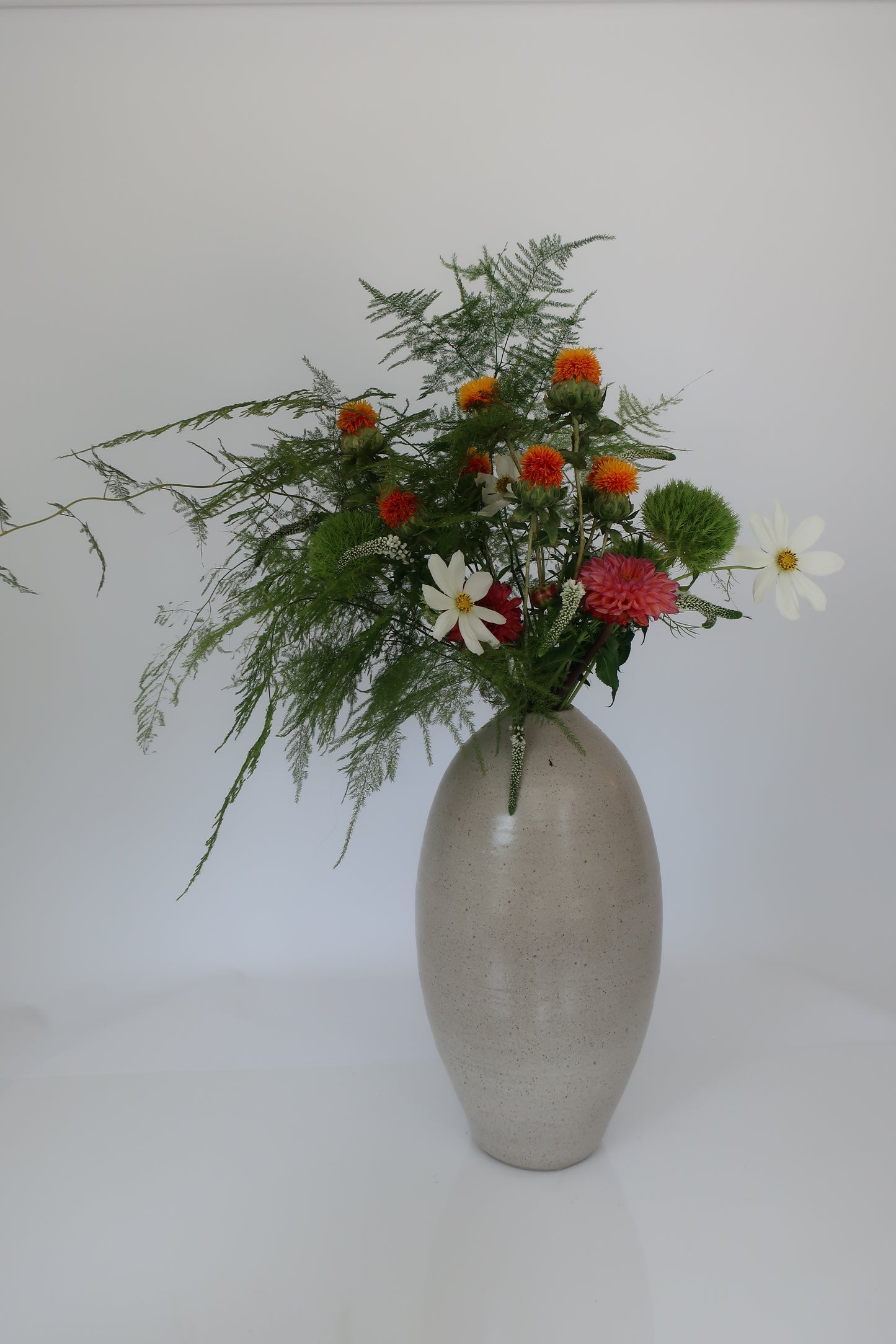 Ceramic Beige Large Vase