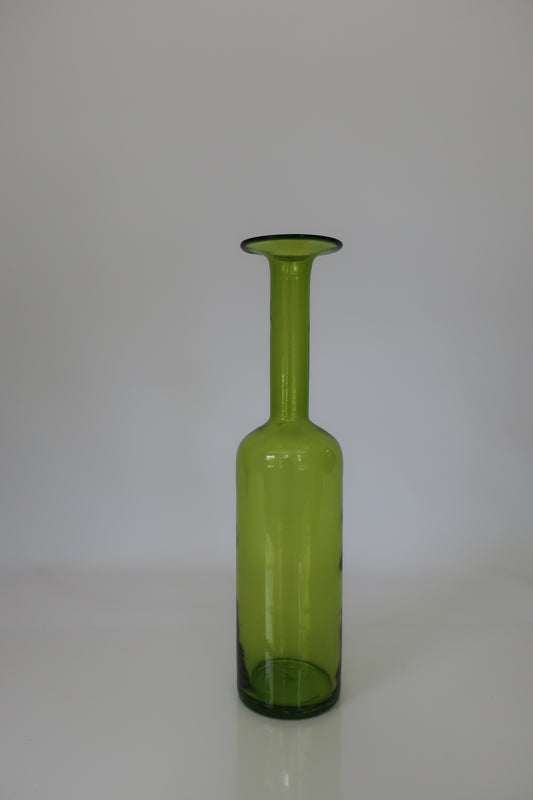 Holmegaard Otto Braur Danish Green Vase