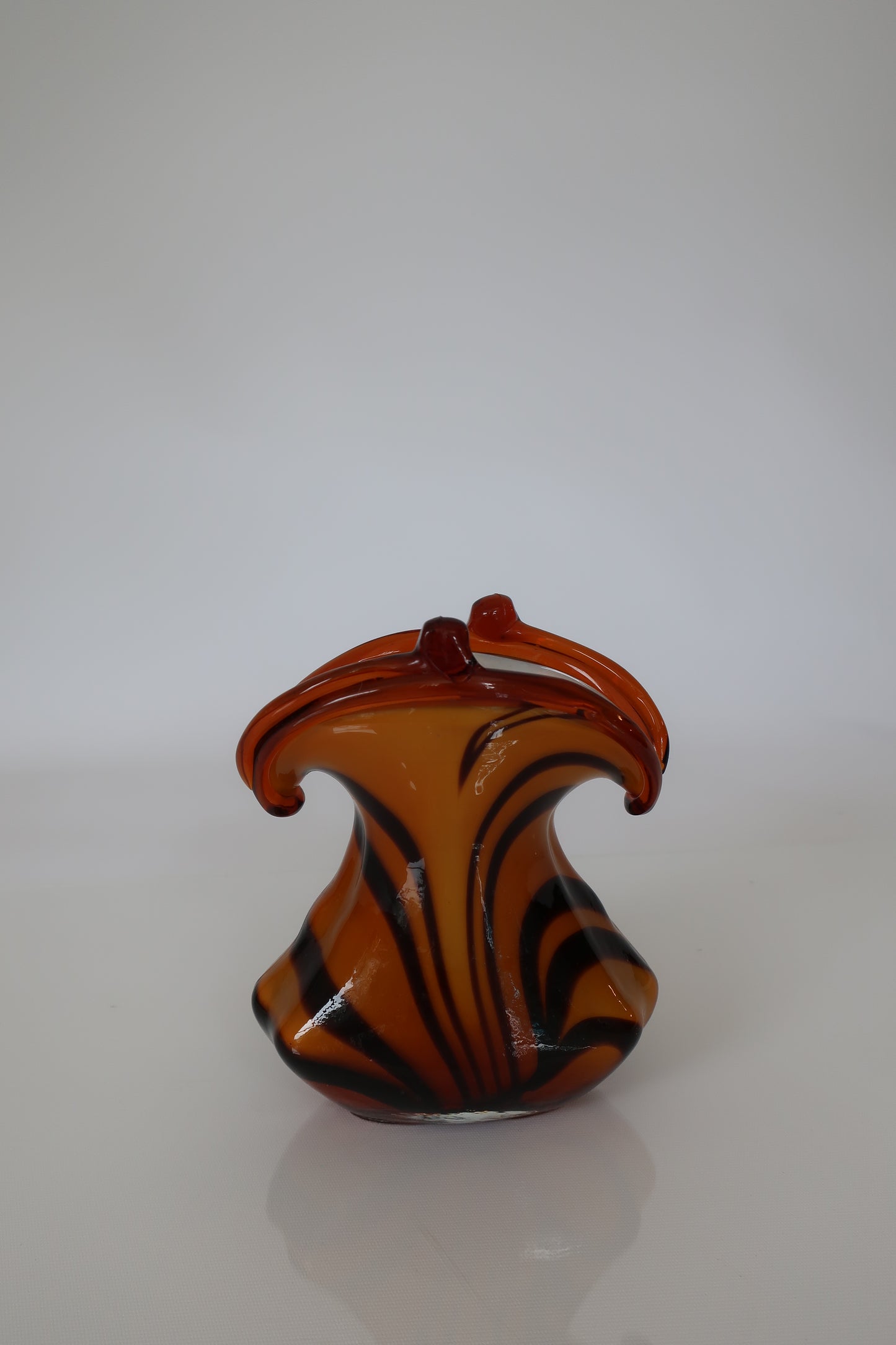 Italian Tortoise Bag Vase