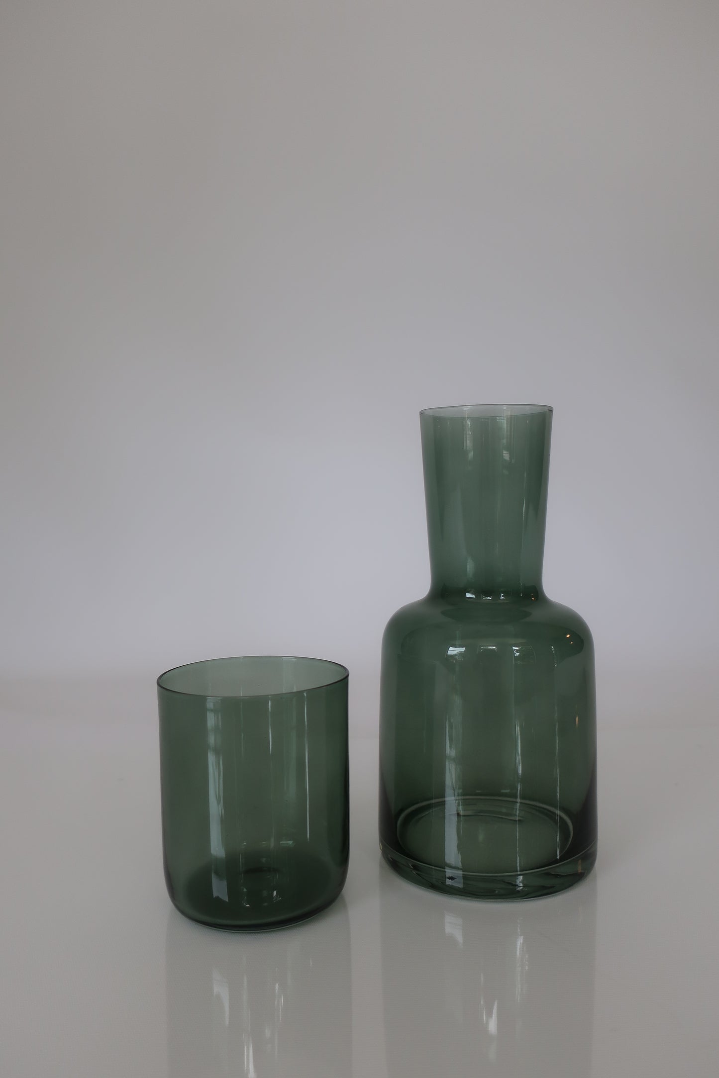 Dark Olive Bedside Carafe