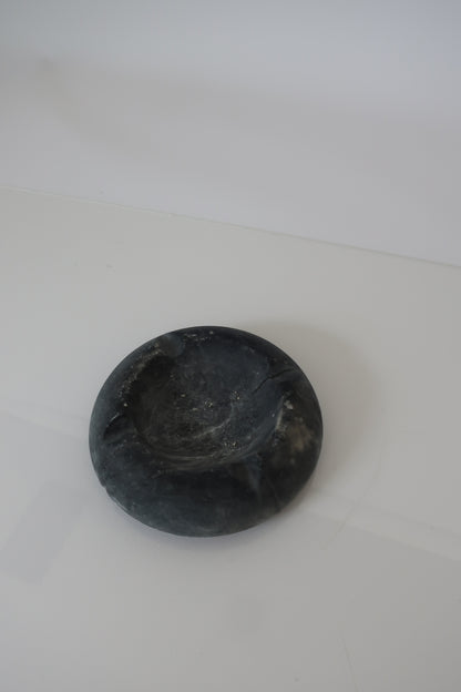 Italian Black Marble Ashtray