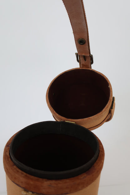 Brown Canvas Wine Carrier