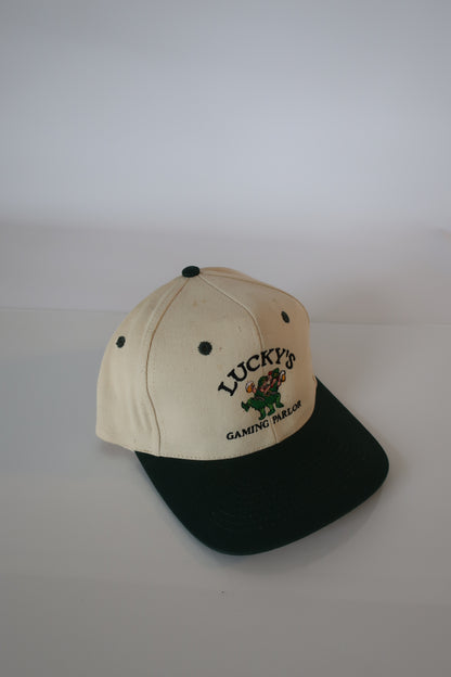 90's Lucky's Gaming Parlor Green Rimmed Hat