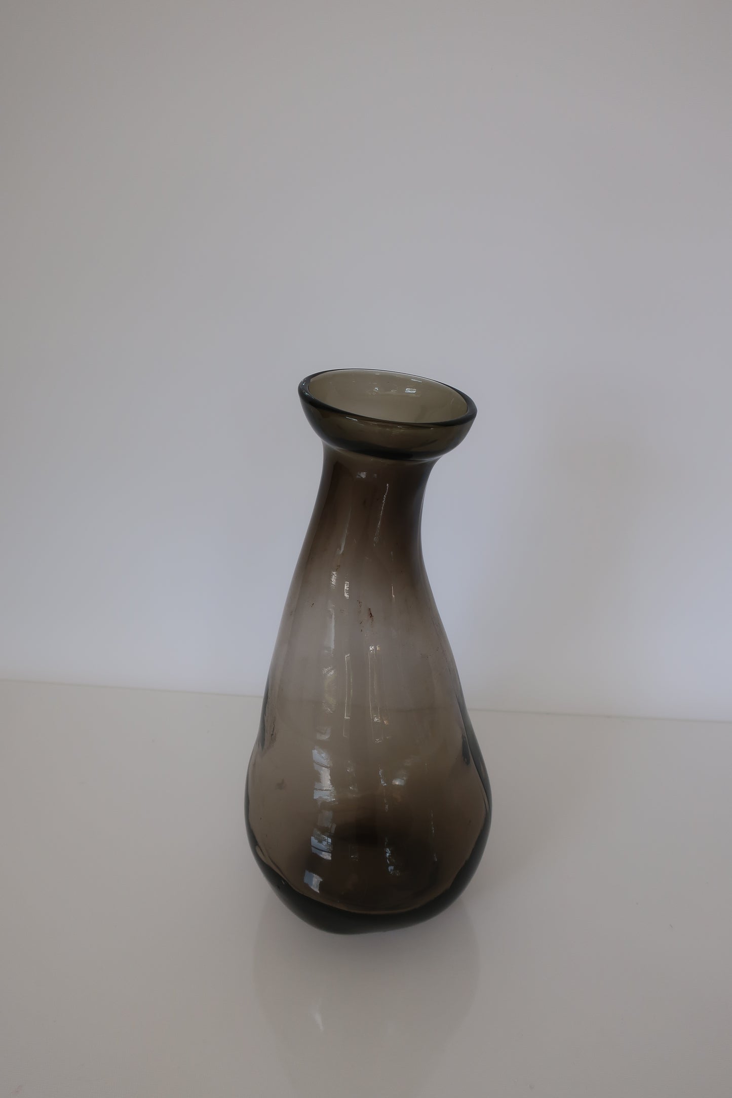 Brown Smoke Leaning Vase