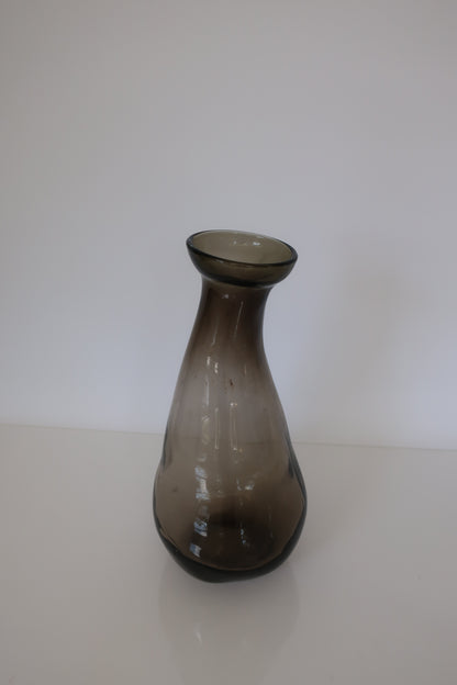 Brown Smoke Leaning Vase