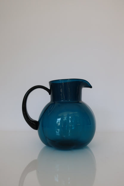 Smokey Teal Round Pitcher