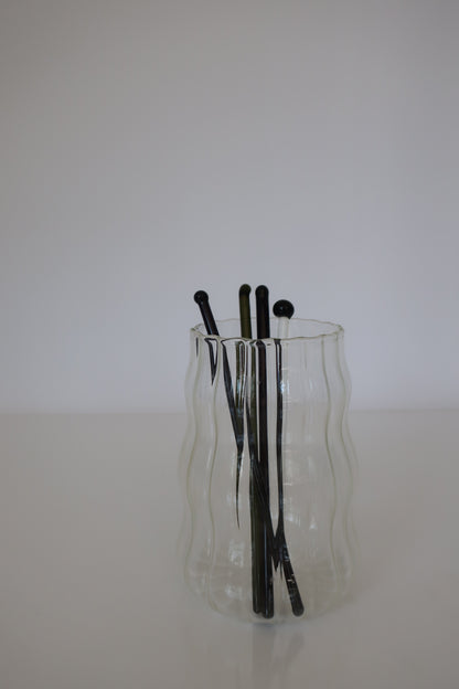 Black Stir Stick Set