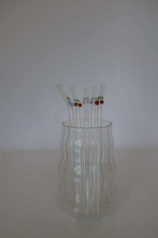 Cherry Straw Set