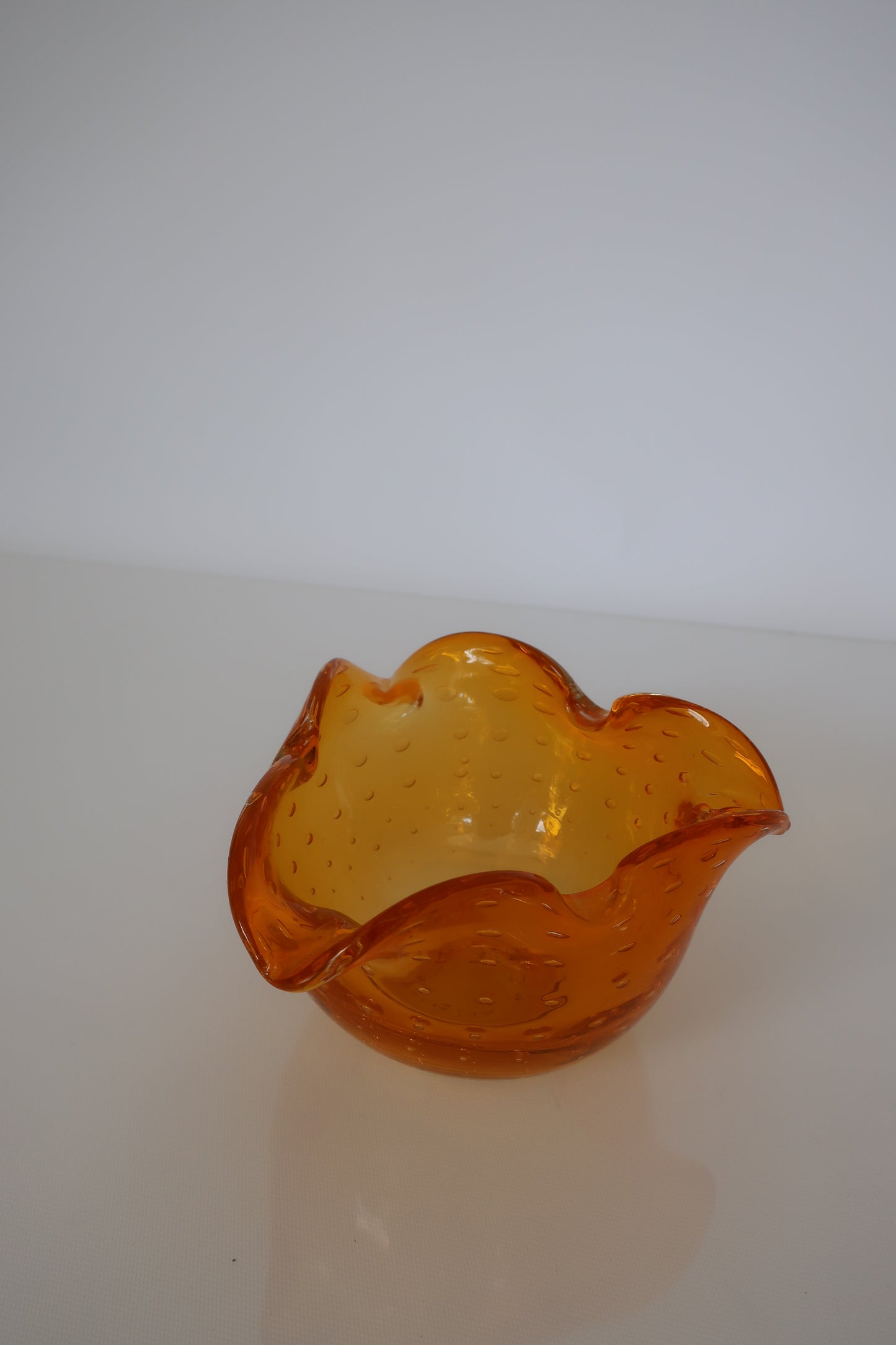 Murano Tangerine Ashtray