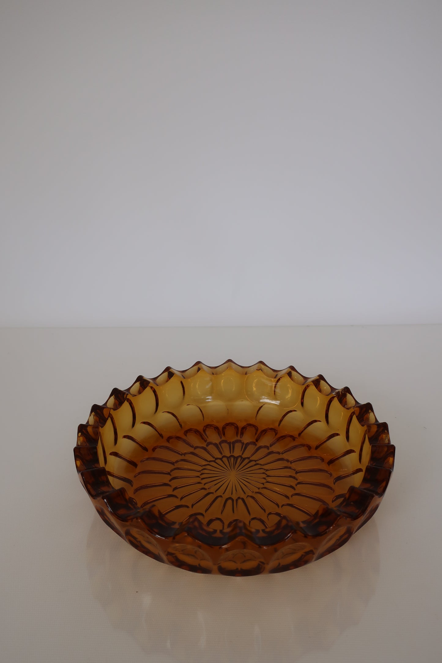 Fenton Amber Ashtray