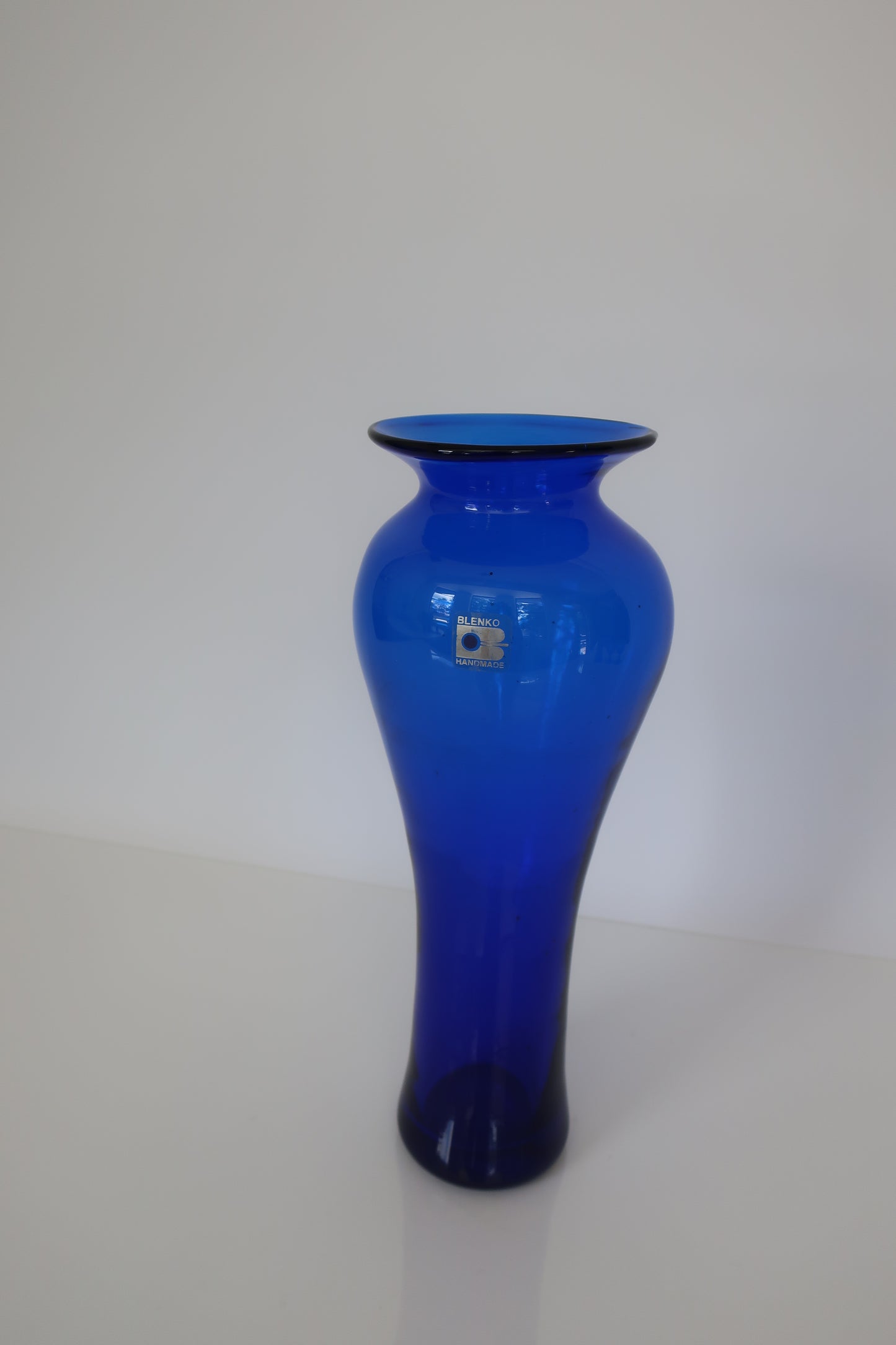 Blenko Blue Vase