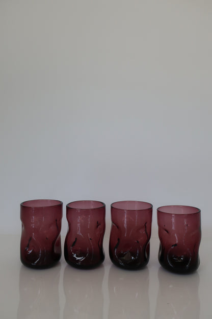 Blenko Amethyst Tumblers