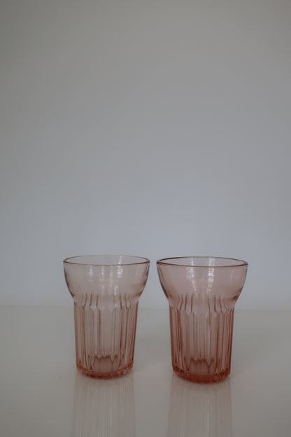 Anchor Hocking Pink Tumblers