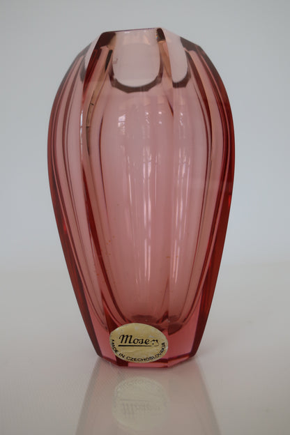 Moser Pink Vase