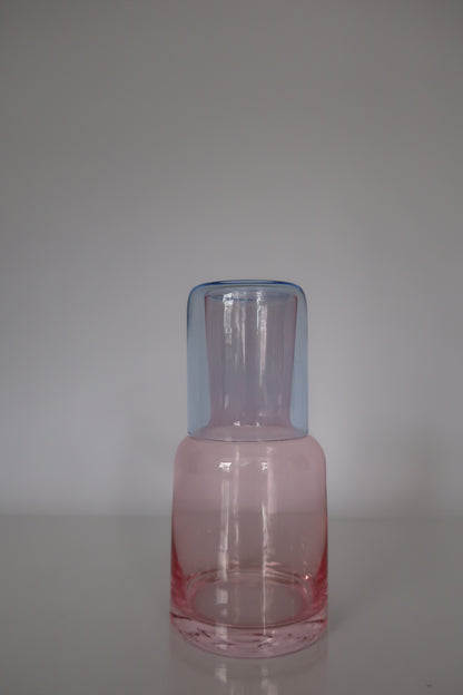 Pink & Blue Bedside Carafe