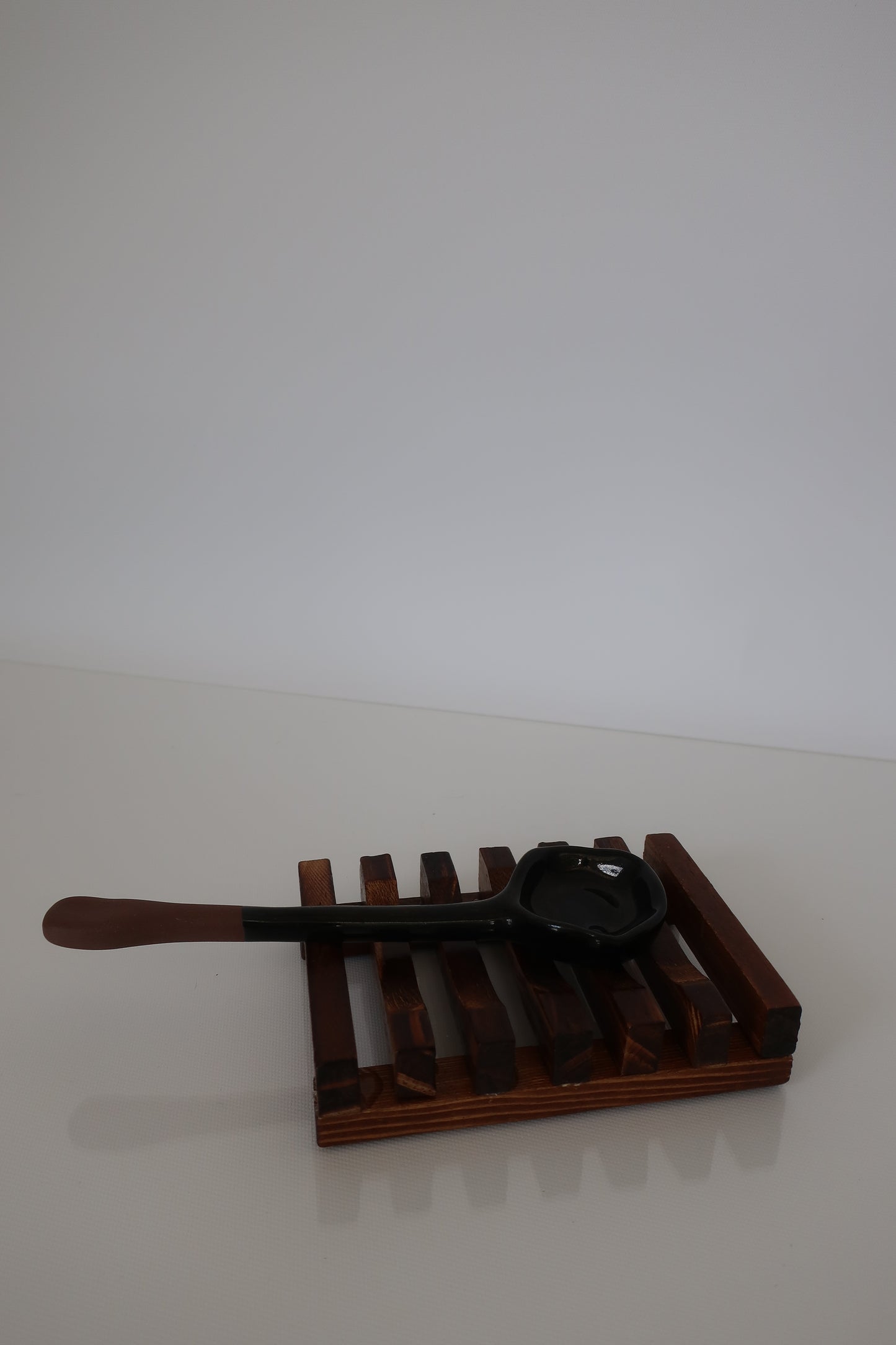 Ceramic Black Spoon