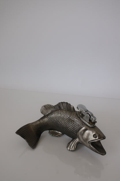 Silver Fish Table Lighter