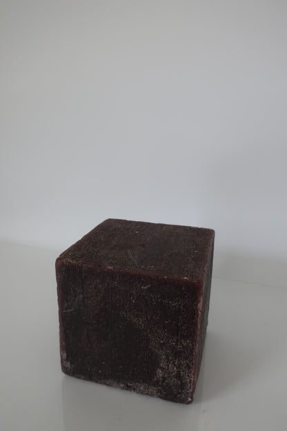 Black Square Candle Bookend