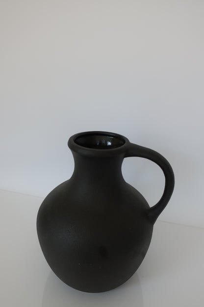 Ceramic Black Jug Vase