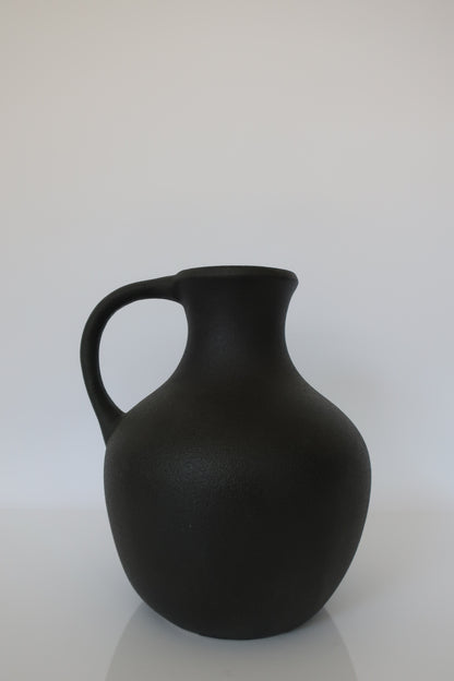 Ceramic Black Jug Vase