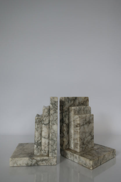 Italian Marble Bookends