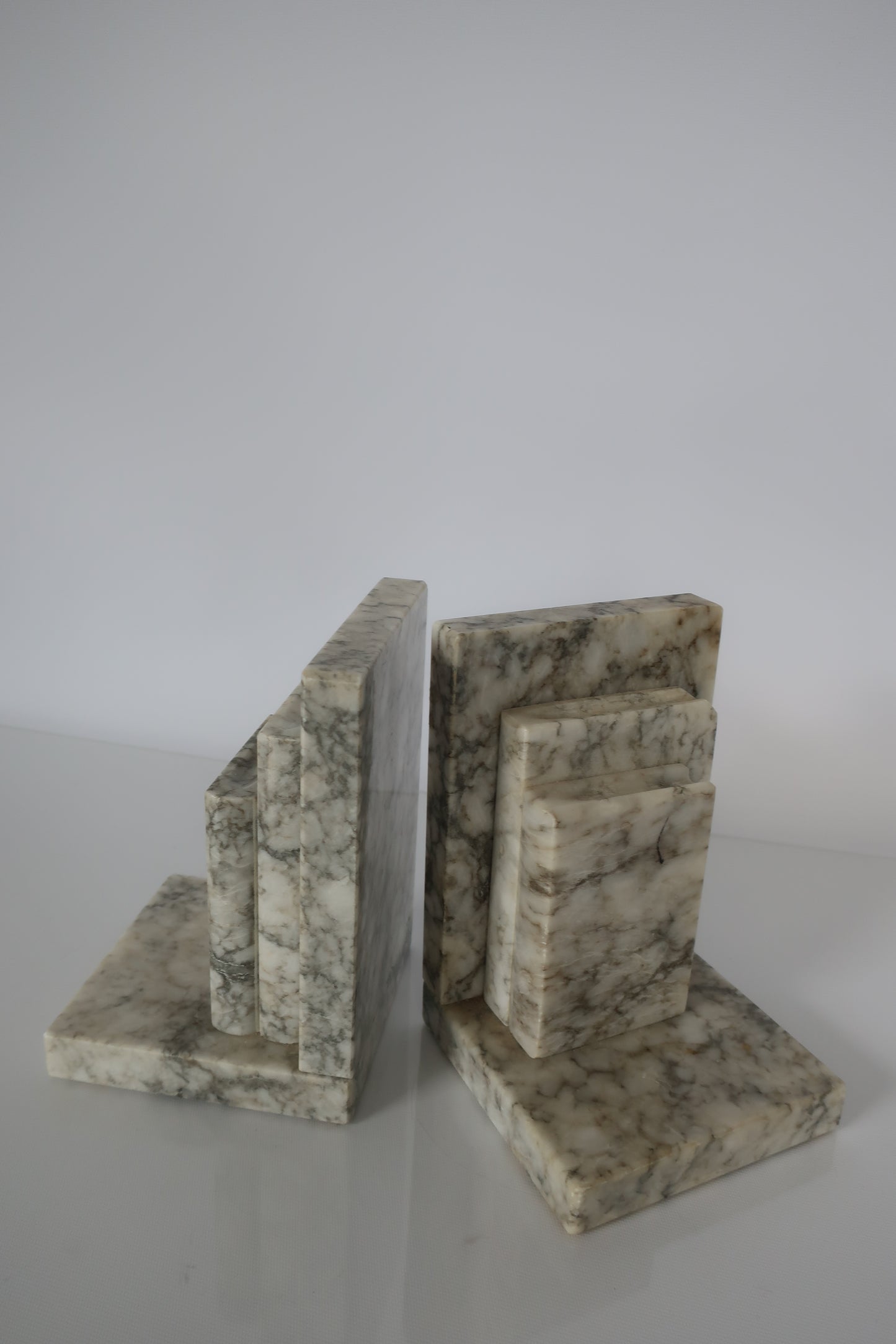 Italian Marble Bookends