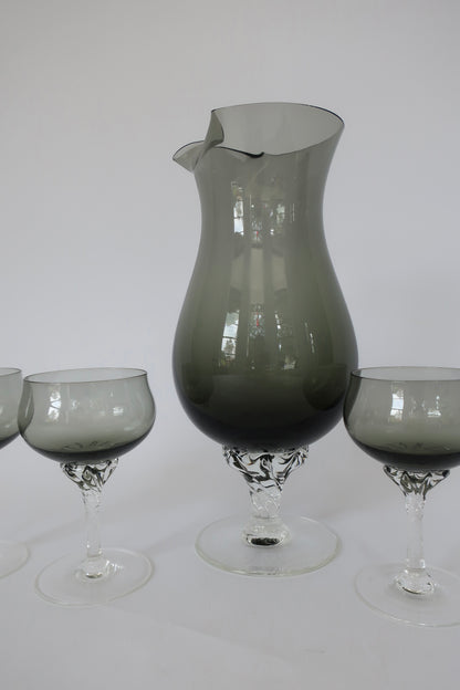 Sasaki Smoke Pitcher & Coupe Set