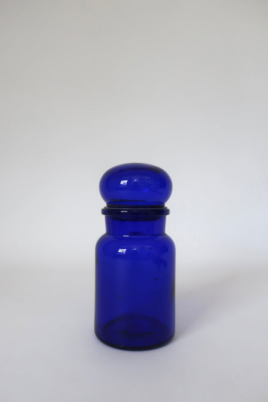 Belgium Cobalt Blue Lidded Canister